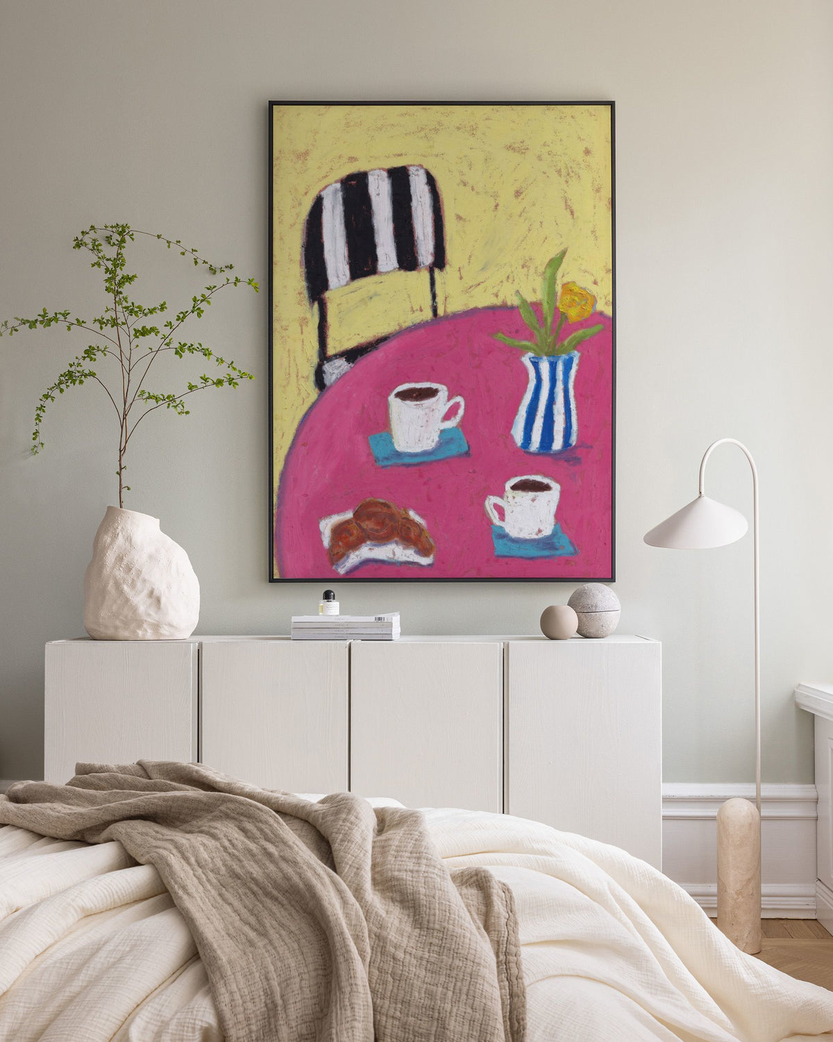 Hannah Durham - Coffee In The Sunshine Canvas print
