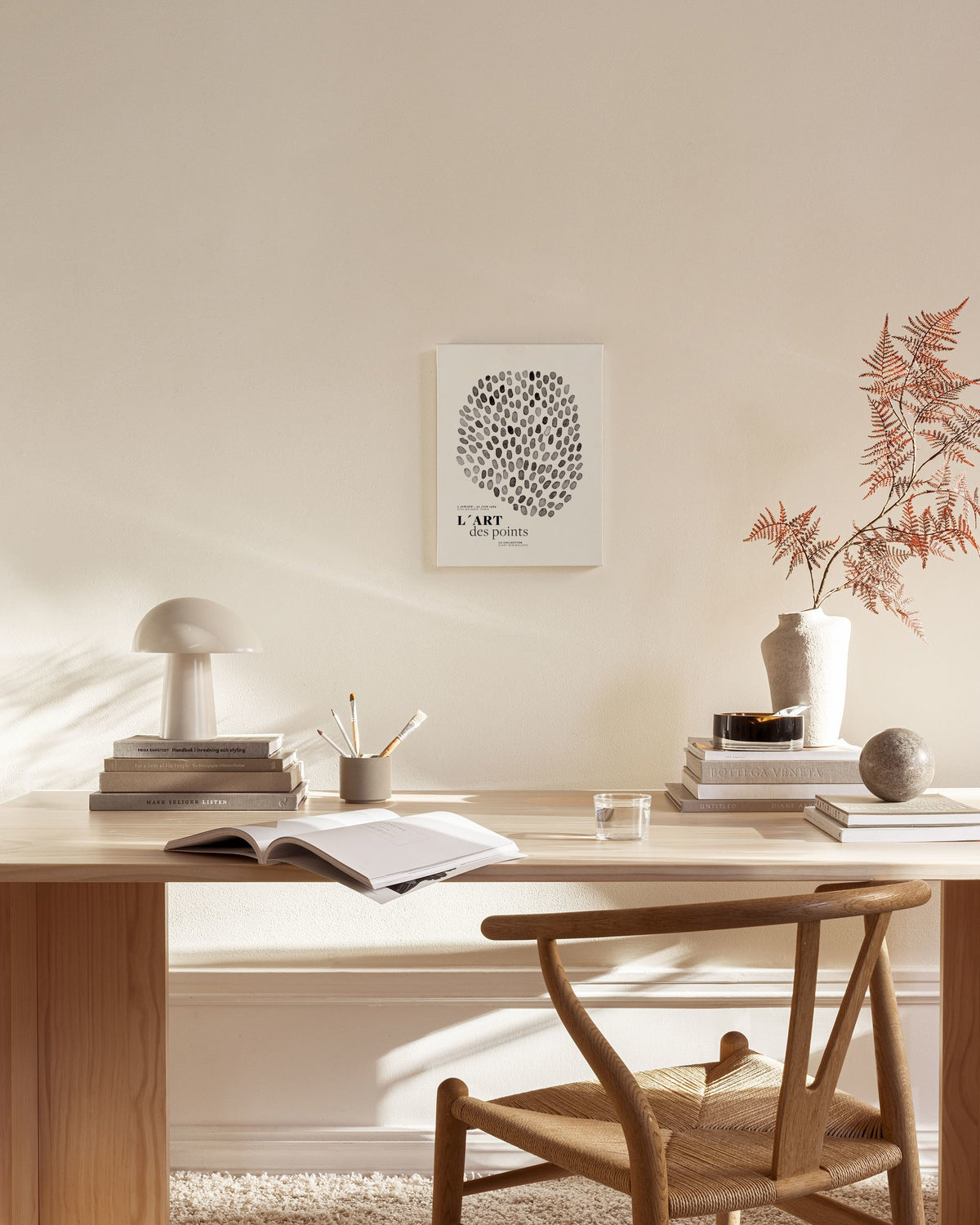 L’art des Points No1 Canvas print
