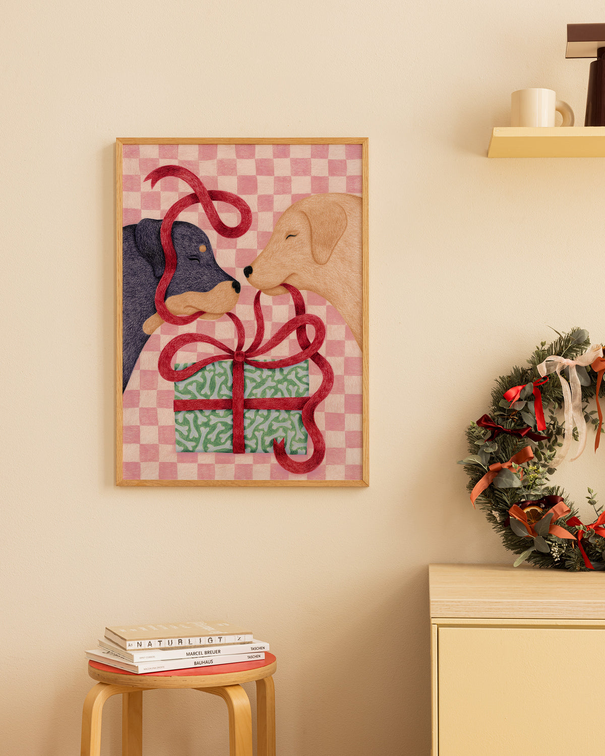 Feliz Navidogs Print