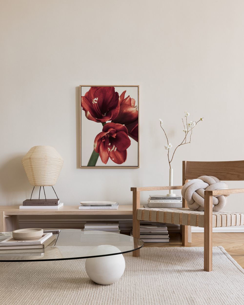 Amaryllis in Red Canvas print