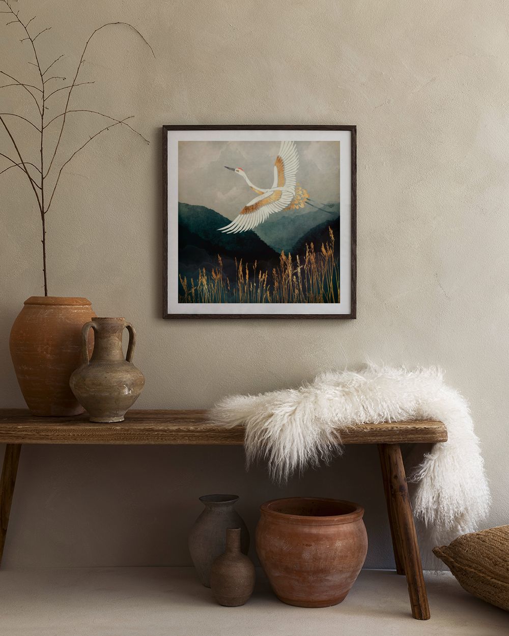 SpaceFrog Designs - Elegant Flight Print