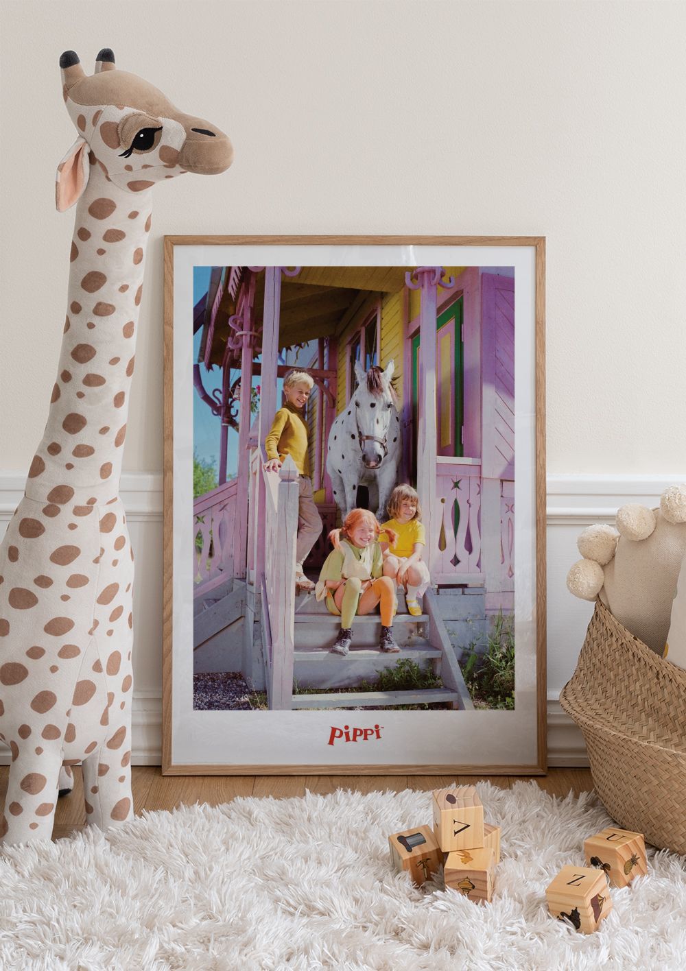 Pippi Longstocking and Her Friends Print