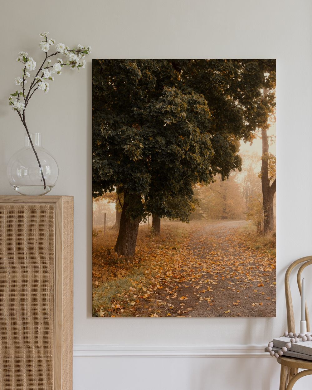 Autumn Stroll Canvas print