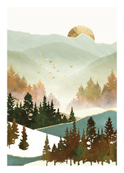 SpaceFrog Designs - Fall Morning Print