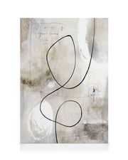 Abstract Paint Figure No1 Canvas print