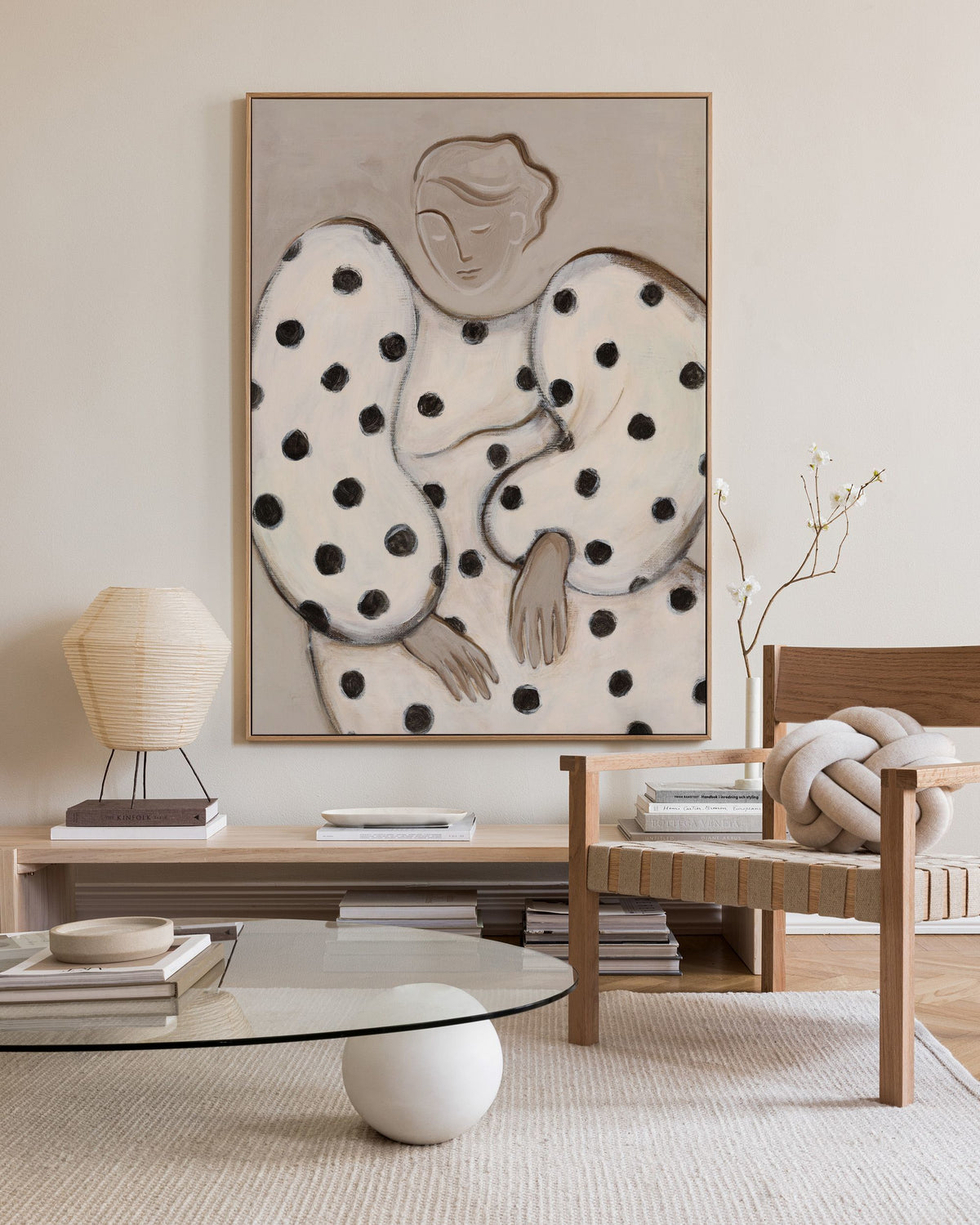 Polka Dotted Dream Canvas print