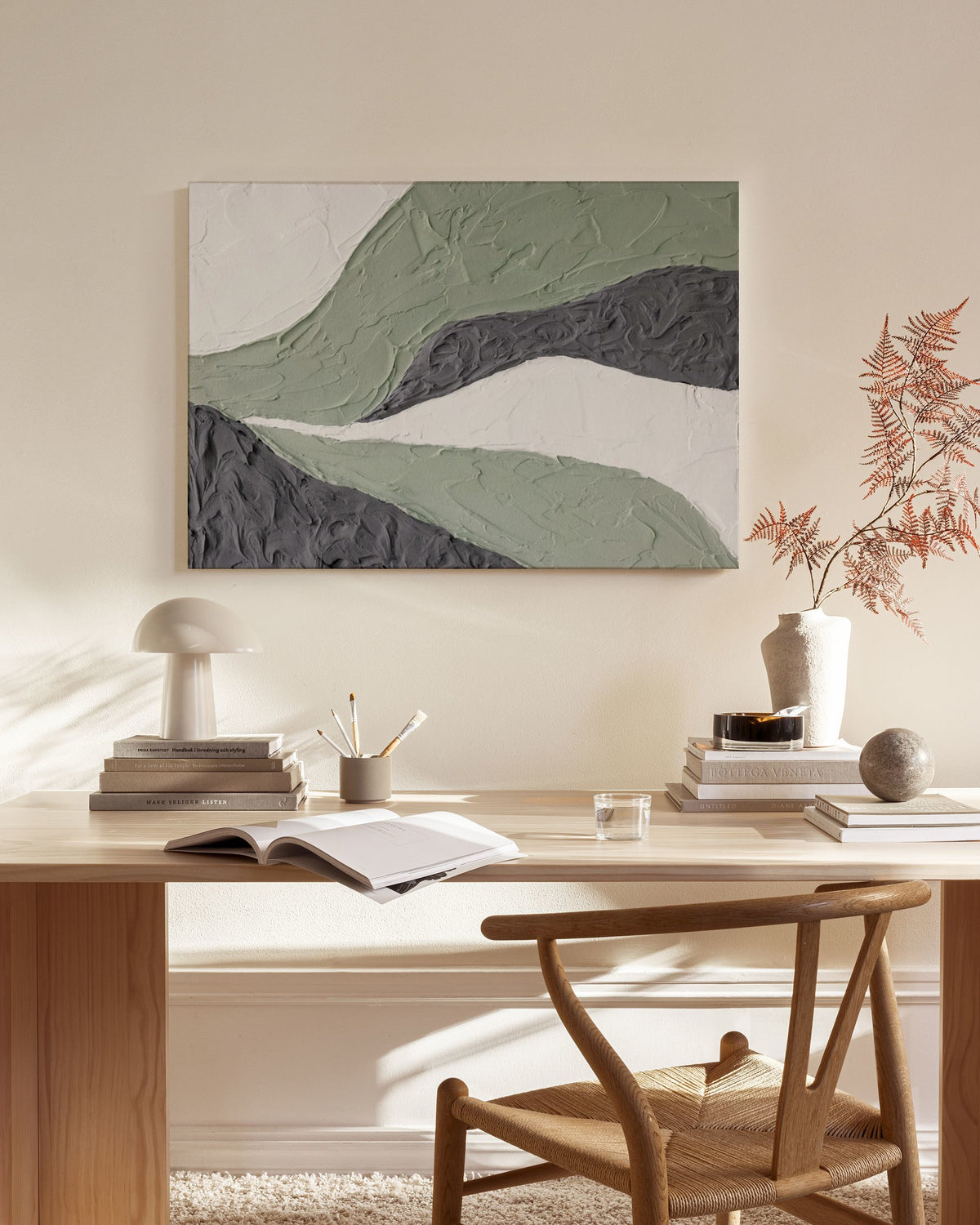 Landscape in Green Canvas print