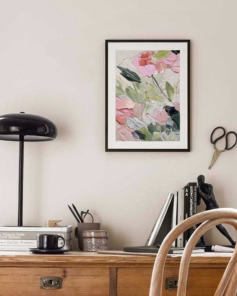 Flowers in Paint No1 Print