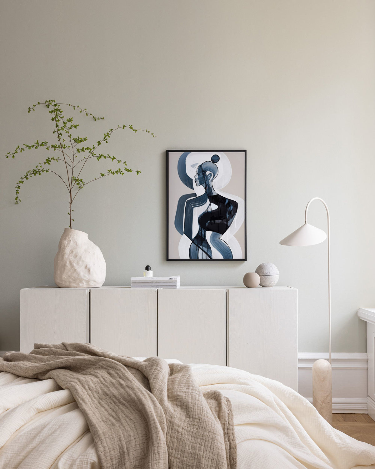 Peytil - Blau Serenity Canvas print