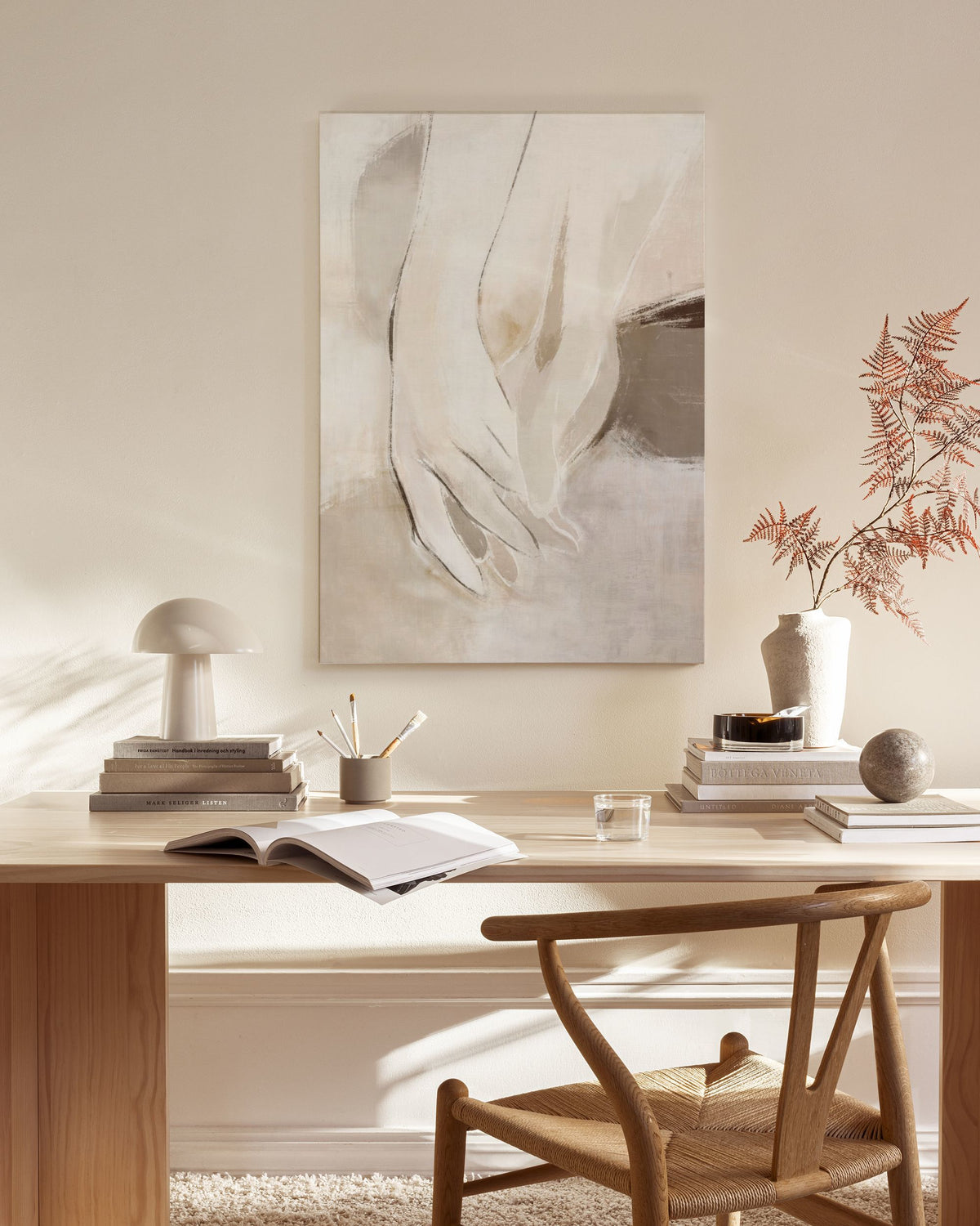 Soft Hands Canvas print