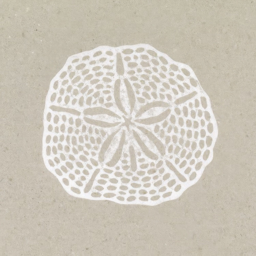 Linocut Sand Dollar Print