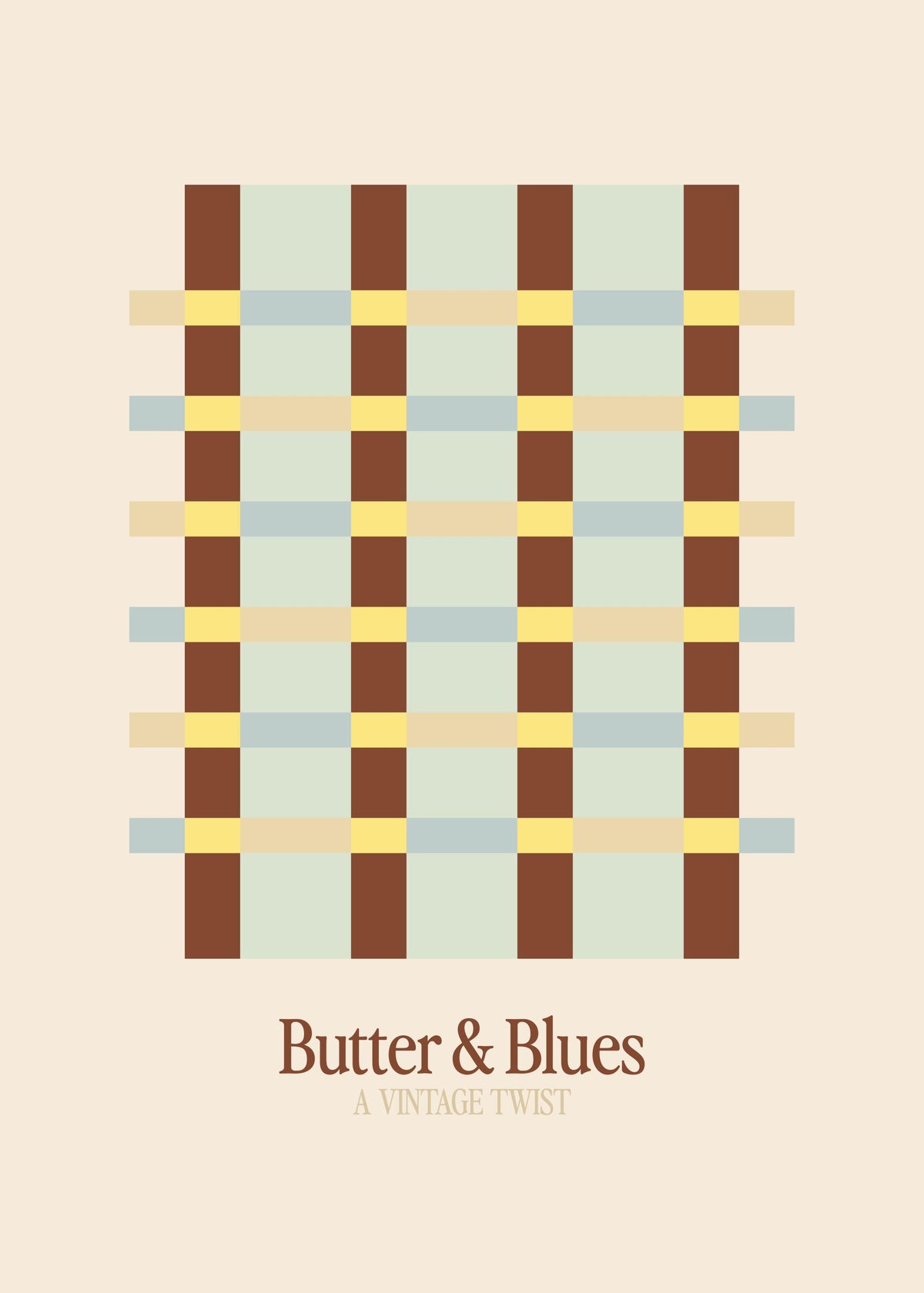 Butter and Blues Print