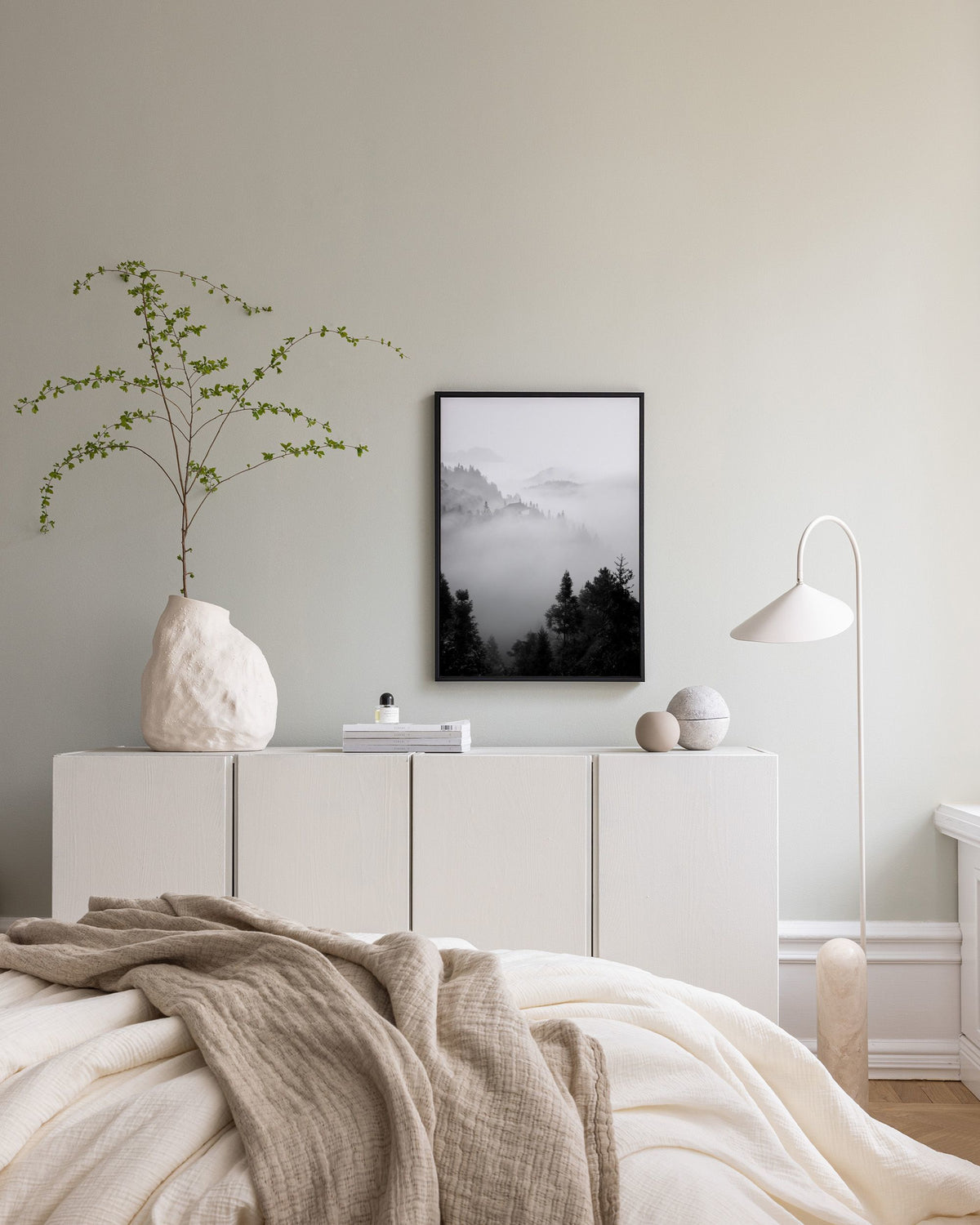 The Morning Mist Canvas print