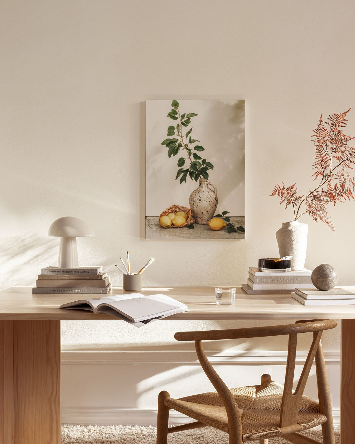 Afternoon Lemons Canvas print