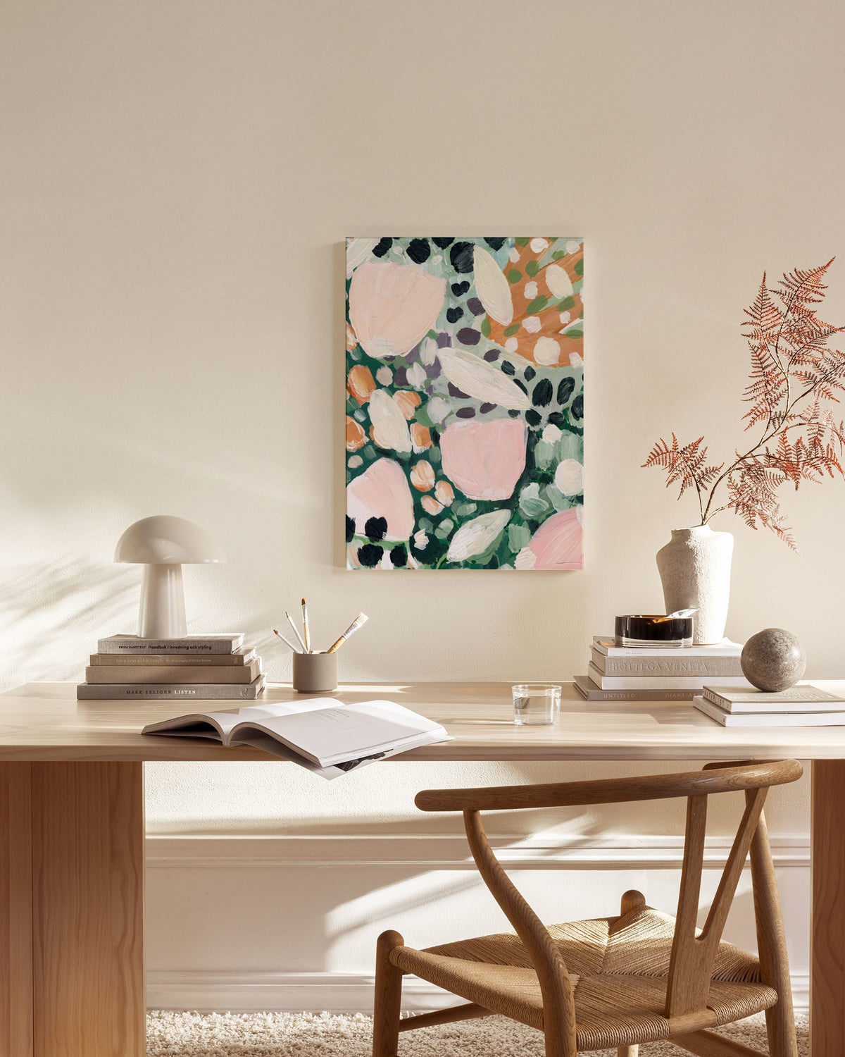 Acrylic Garden No1 Canvas print