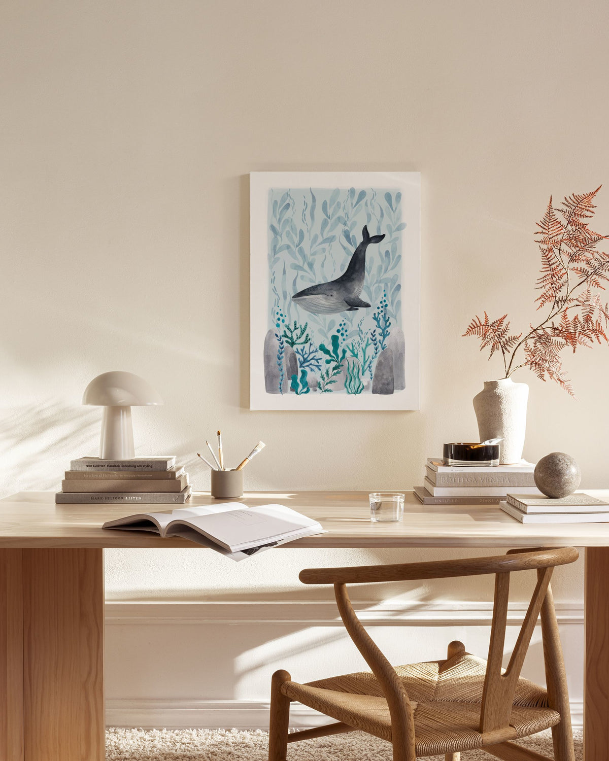 Ocean Whale Canvas print