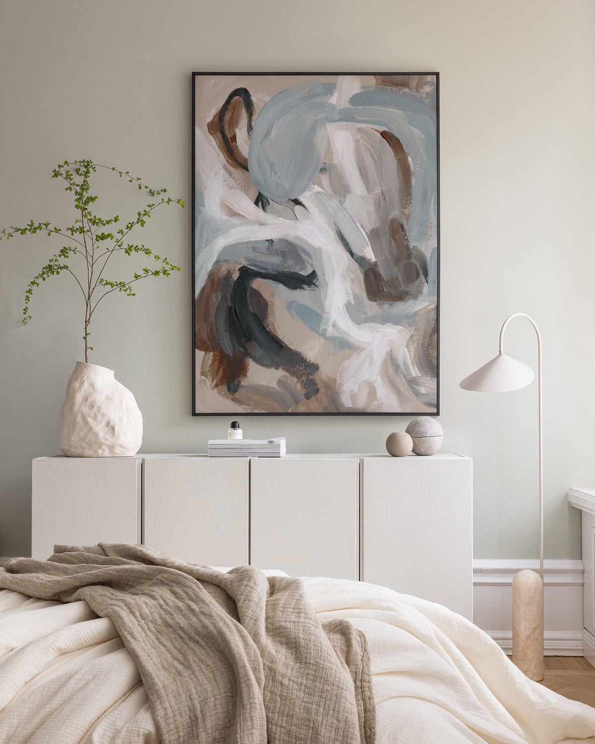 Tranquil Teal No1 Canvas print