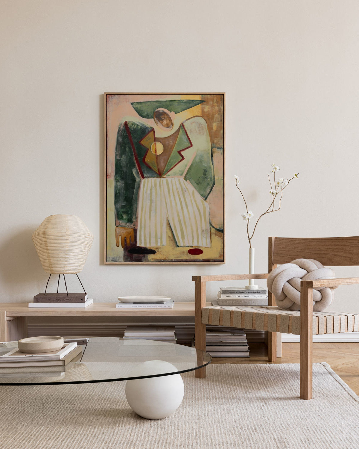 Figure in Suit Canvas print