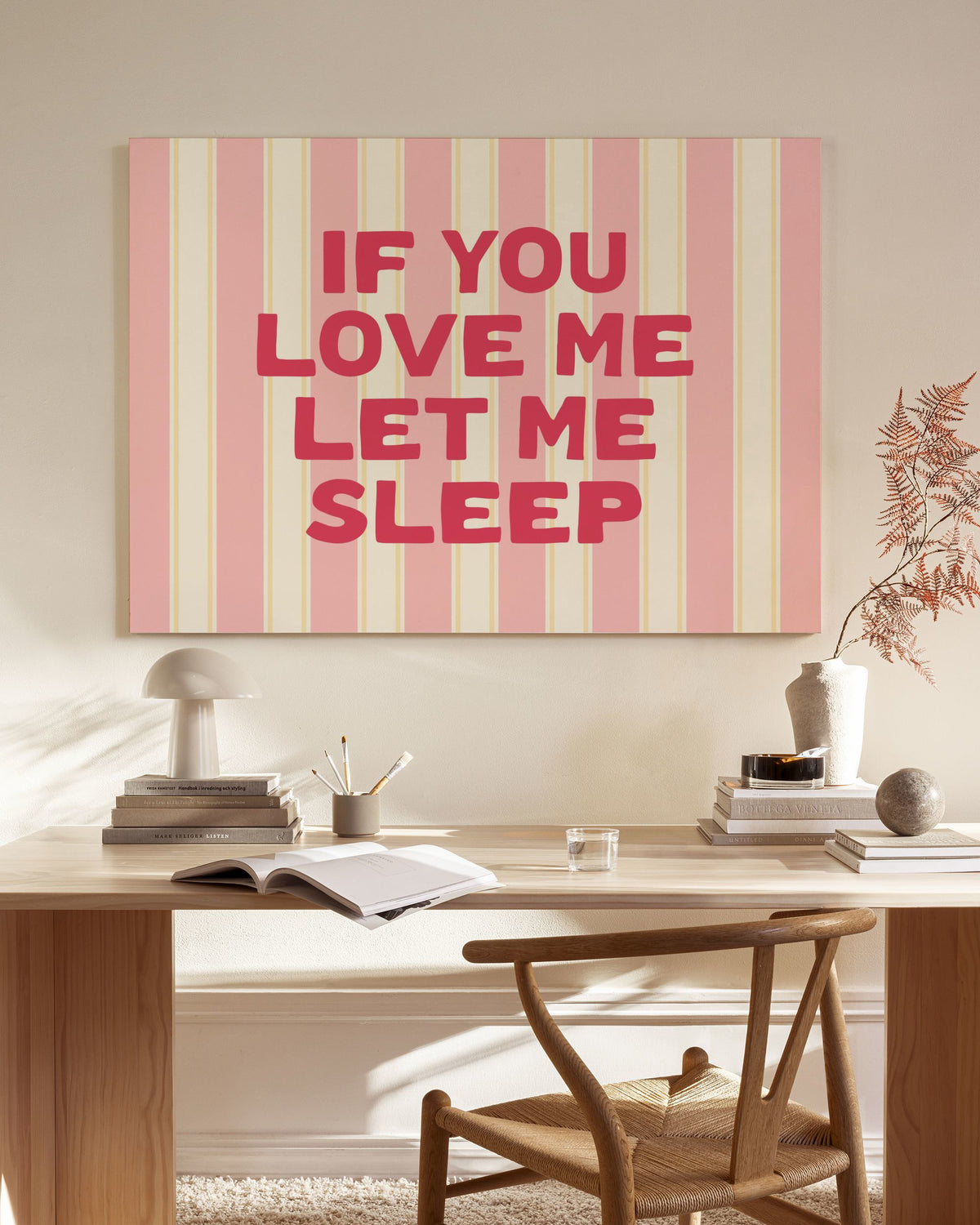 Let Me Sleep Canvas print