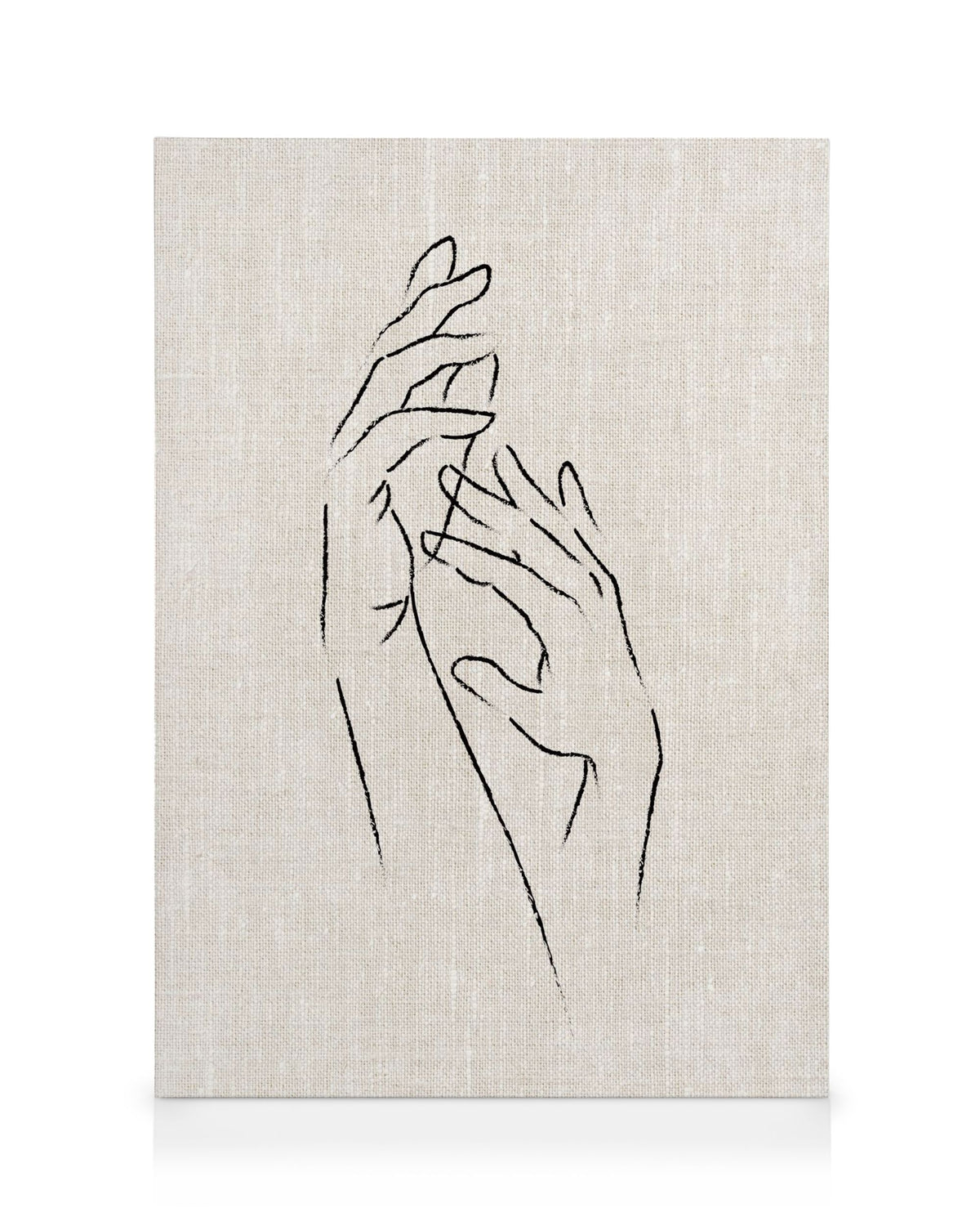Texture Line Hands Canvas print