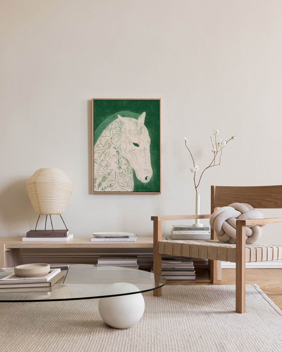 Lucrecia Rey Caro - Earth Horse Canvas print