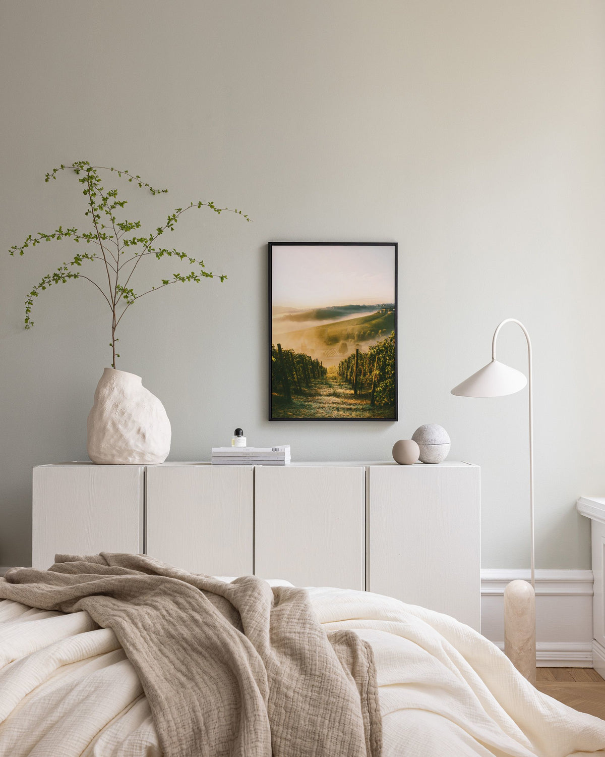 Langhe Vineyard Canvas print