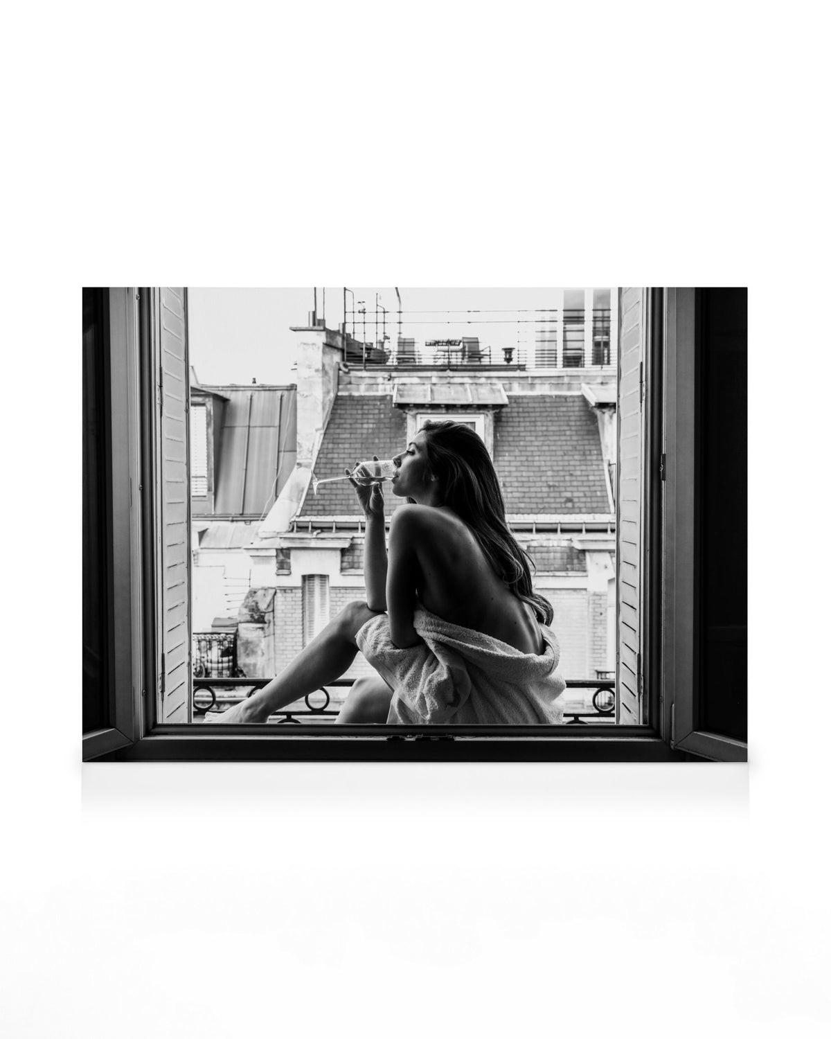 A Sip of Wine Canvas print