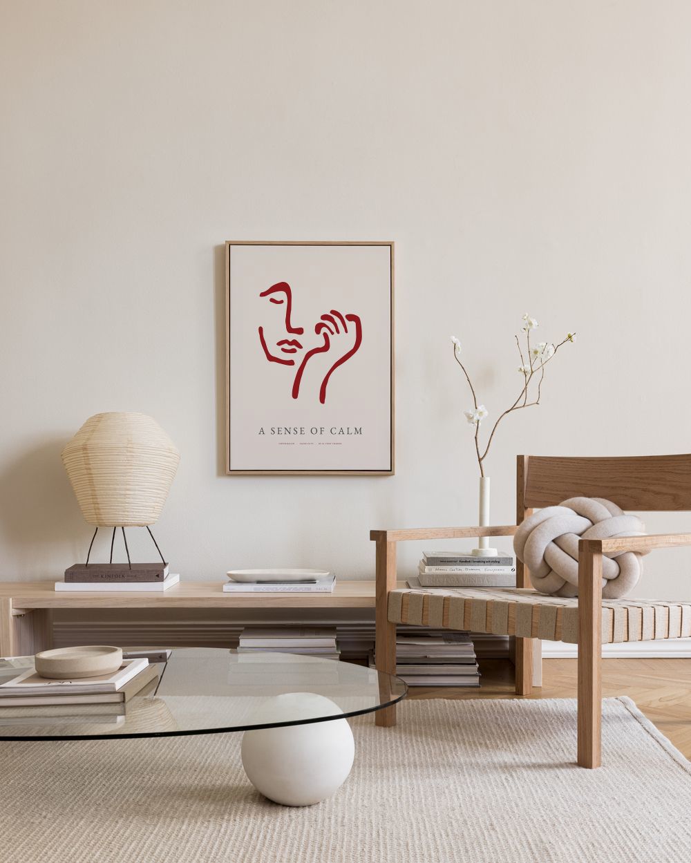Mie & Him - A Sense of Calm Canvas print
