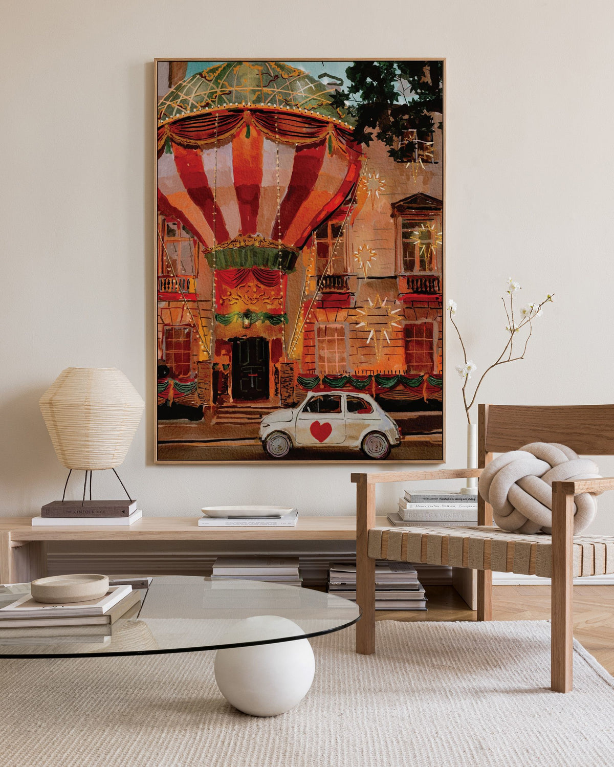 Ekaterina Zagorska - Balloon House Canvas print