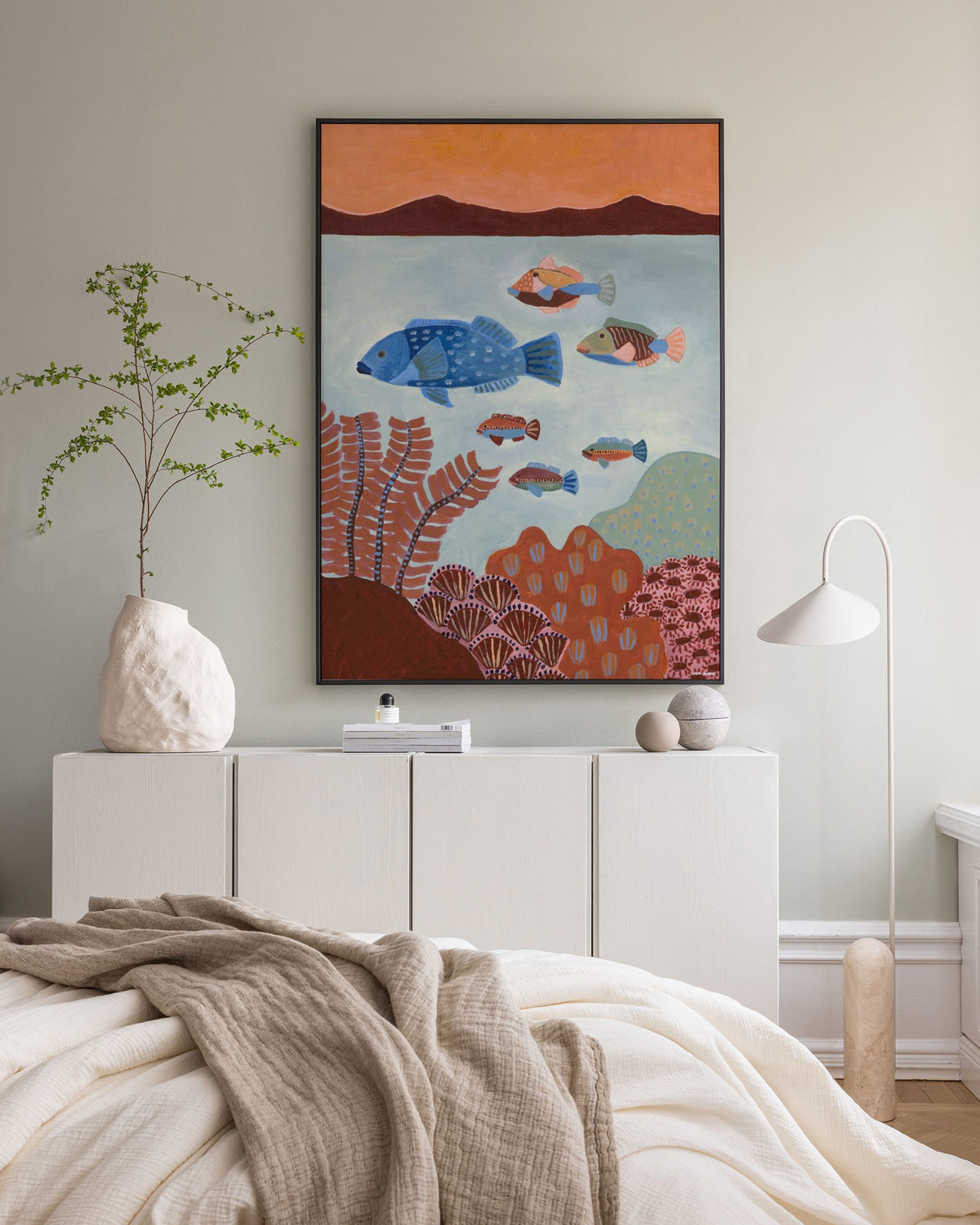 Karina Jambrak - A Swim in the Ocean Canvas print