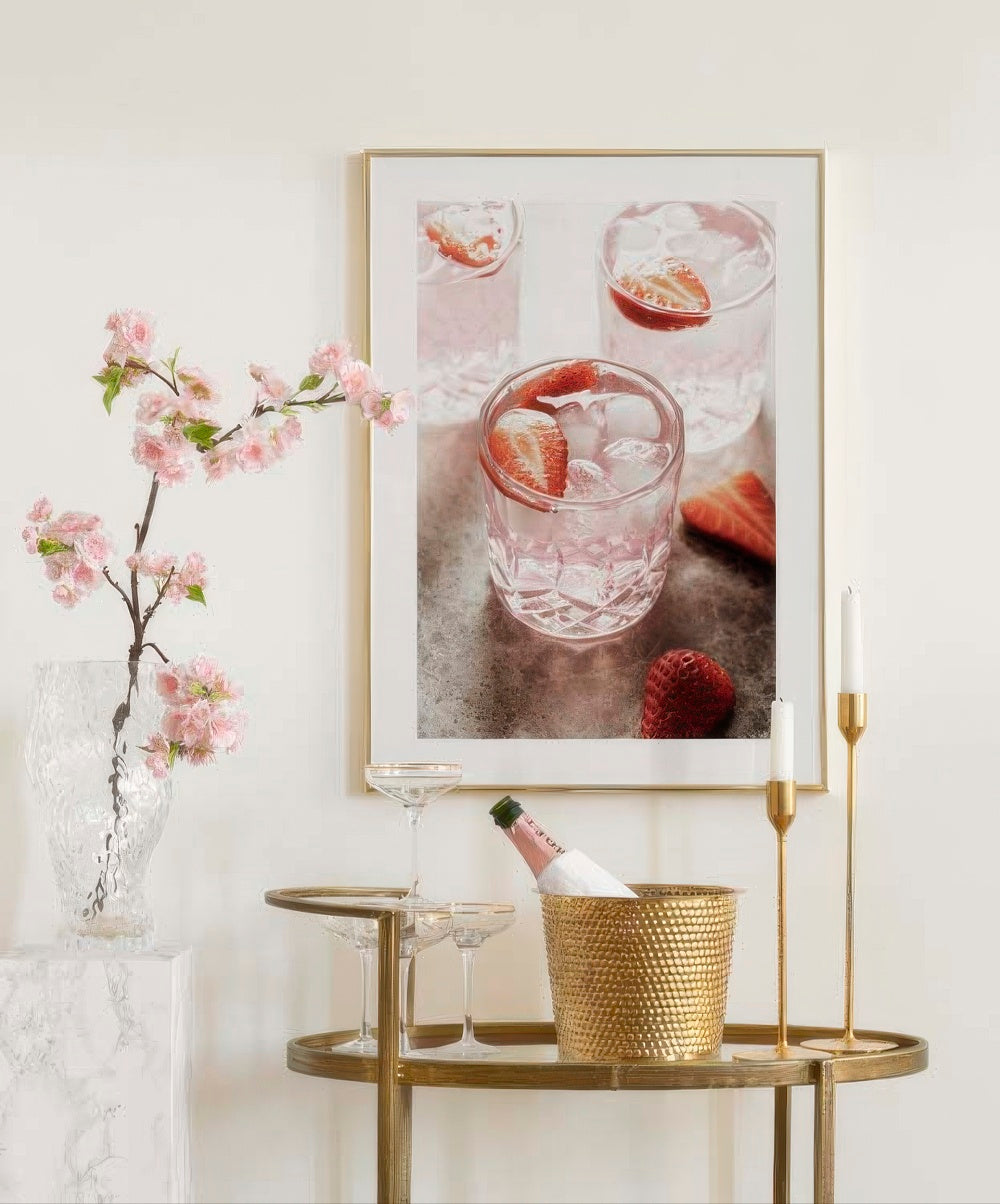 Strawberry Drink Print