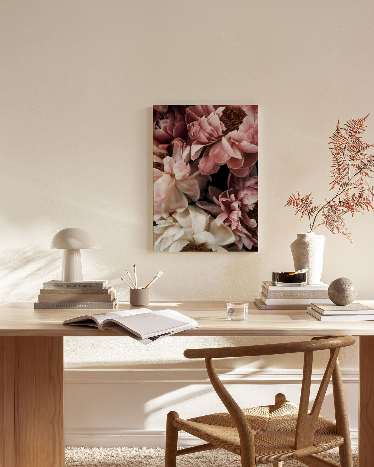 Flower Wall Canvas print