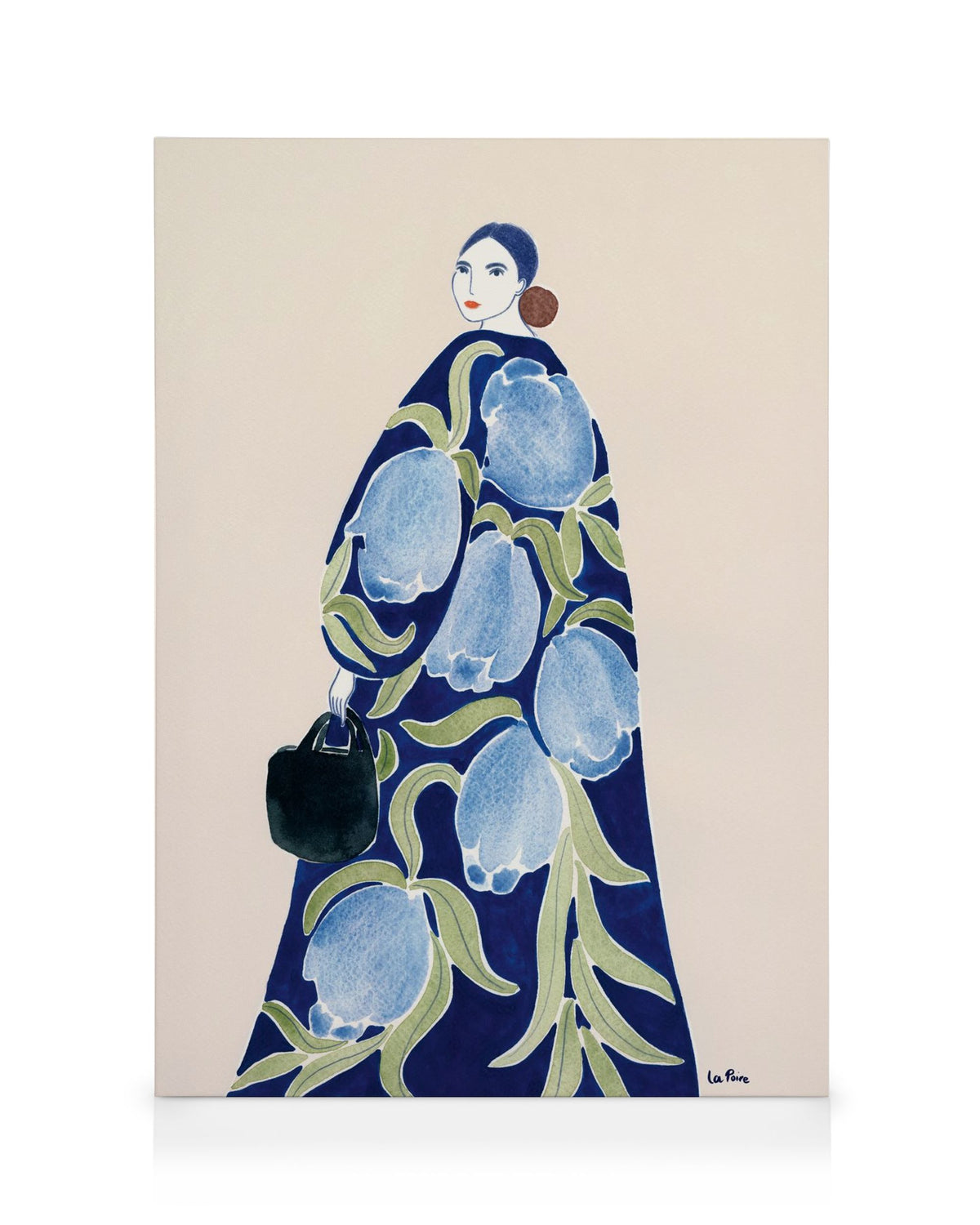 La Poire - Turquoise Coat Canvas print