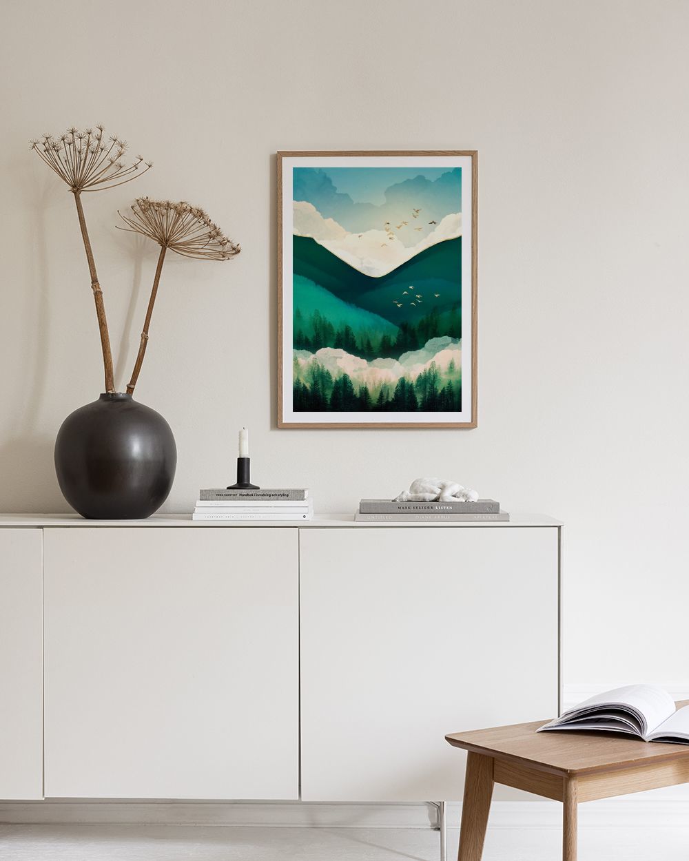SpaceFrog Designs - Emerald Hills Print