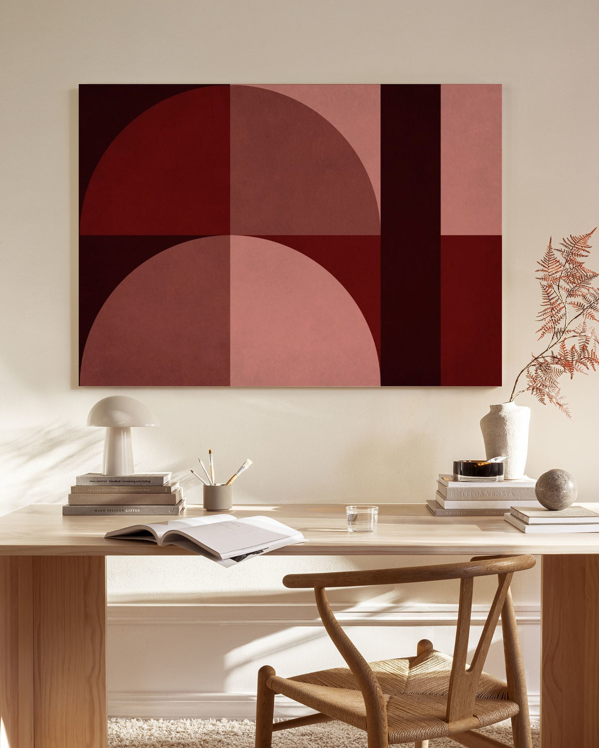 Shapes of Red Canvas