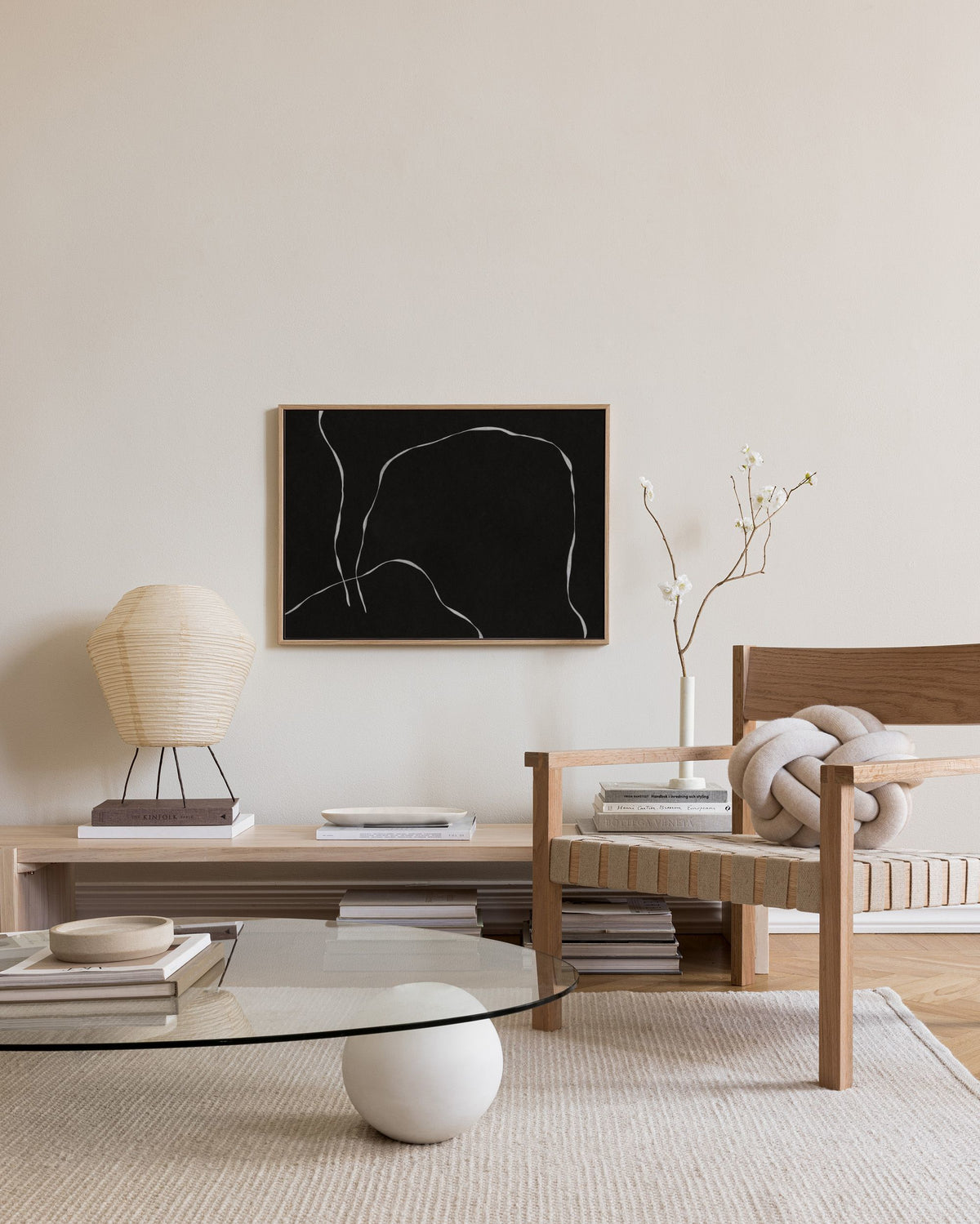 In Line Canvas print