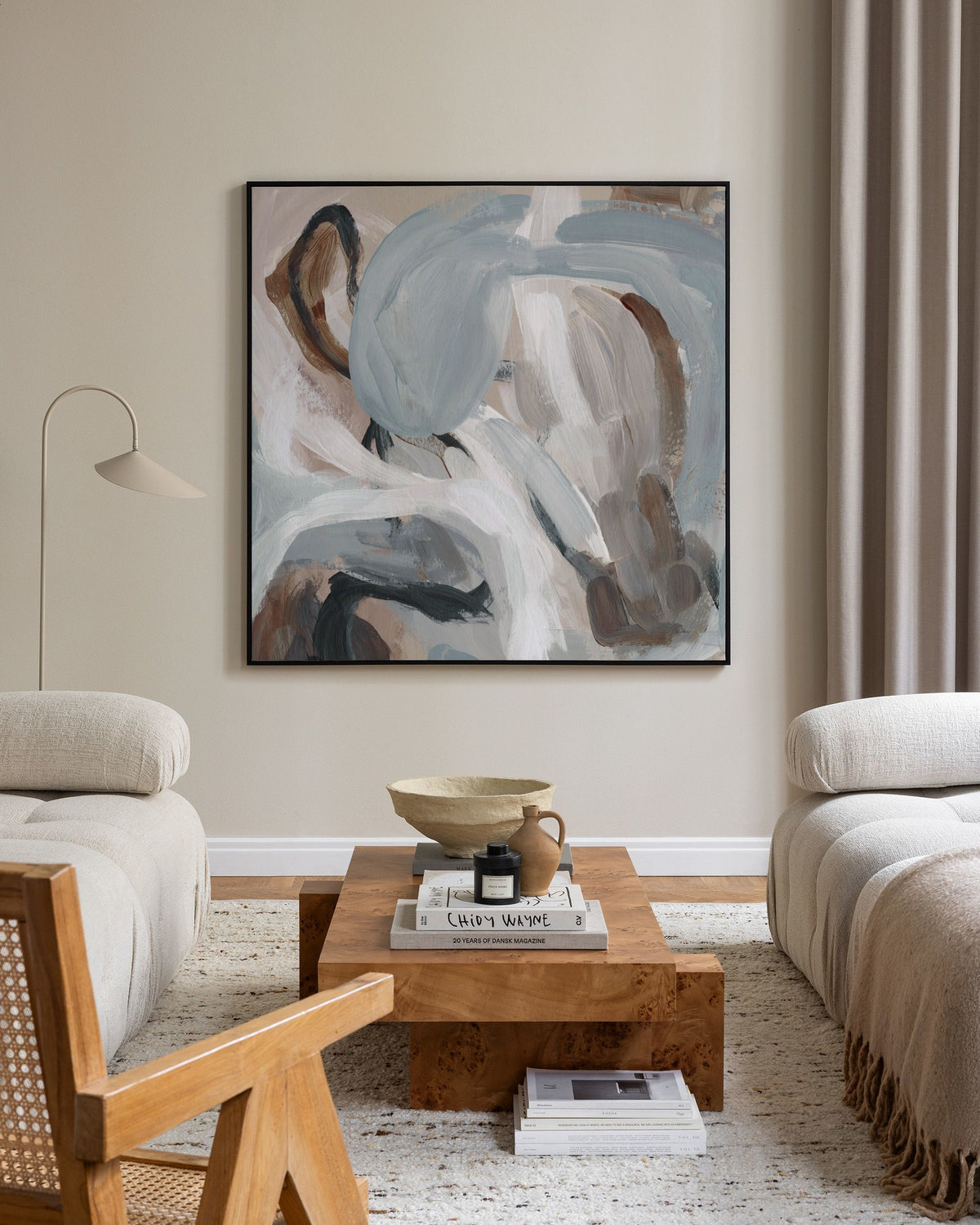 Tranquil Teal No1 Canvas print