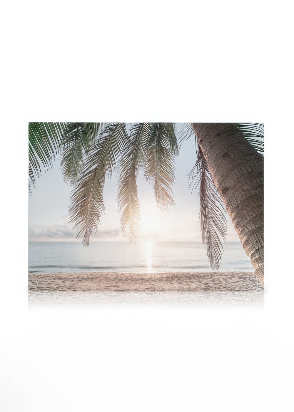 Tropical Beach Sunset Canvas print