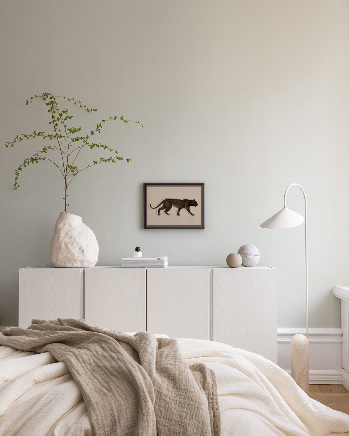 Stride Canvas print