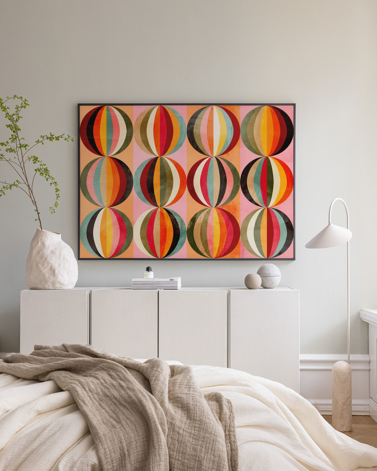 Chromatic Carnival Canvas print