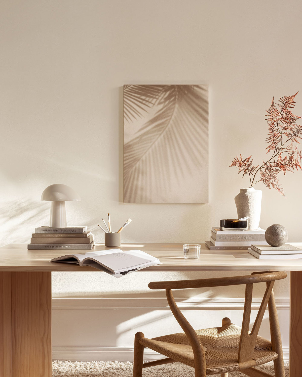 Leaf Shadow Canvas print