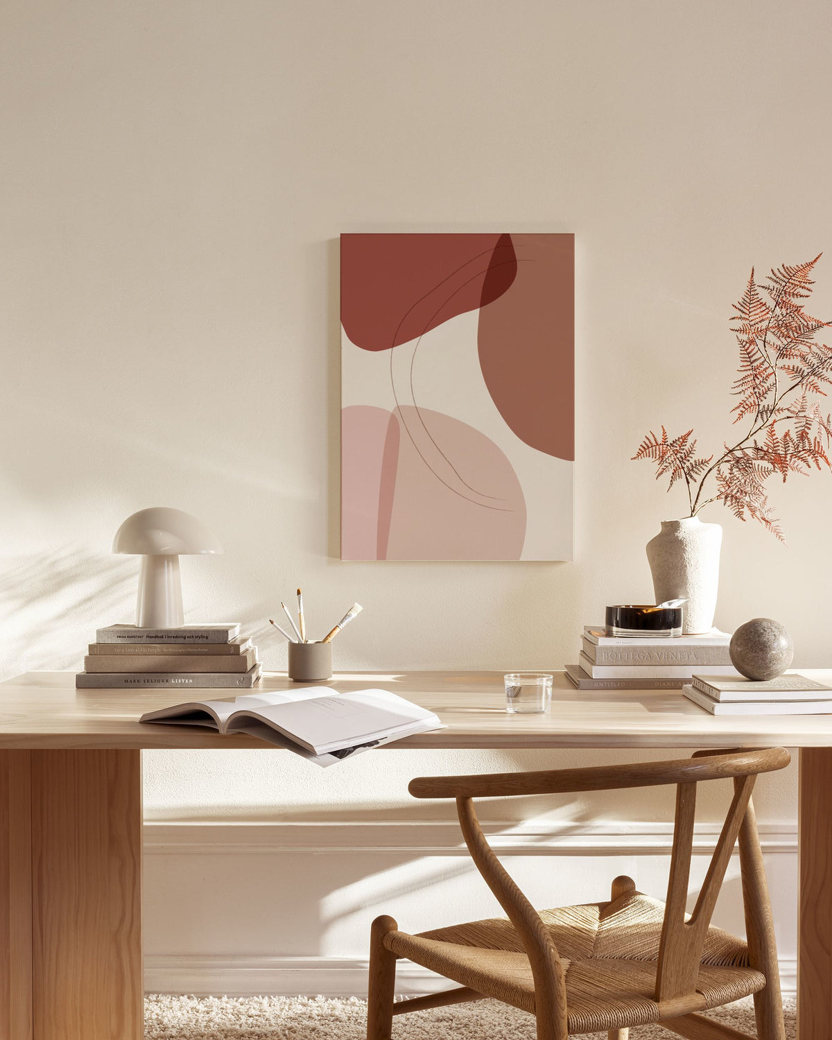 Graphic Shapes and Lines No2 Canvas print