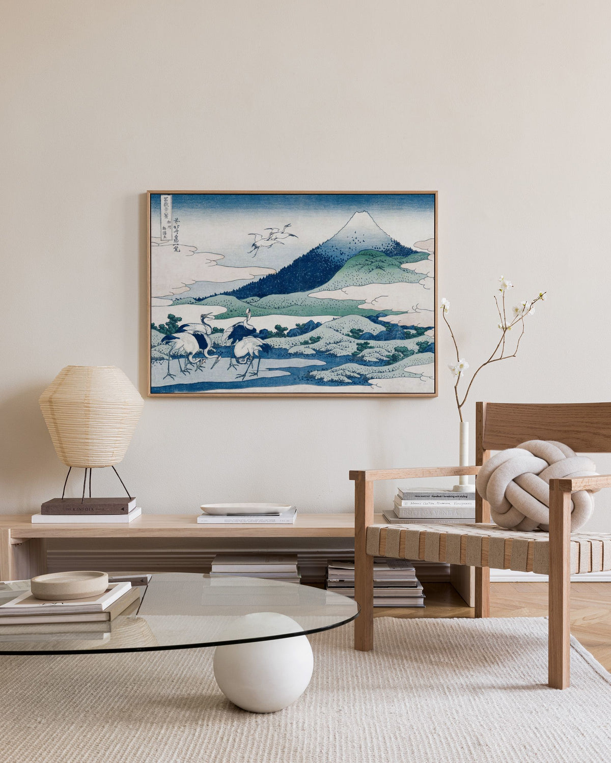 Hokusai - Umezawa Manor in Sagami Province Canvas print