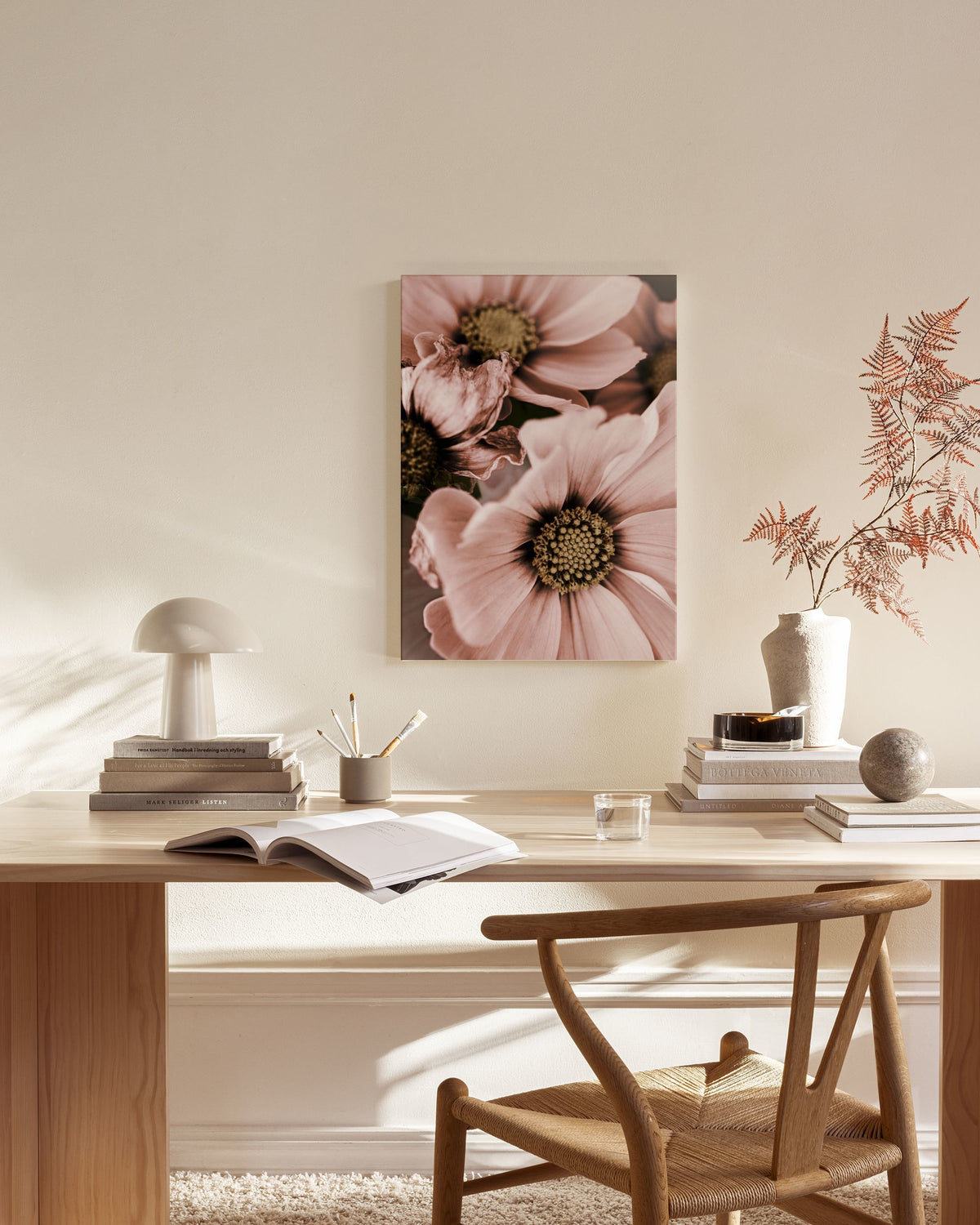 Lovely Pink Flowers Canvas print