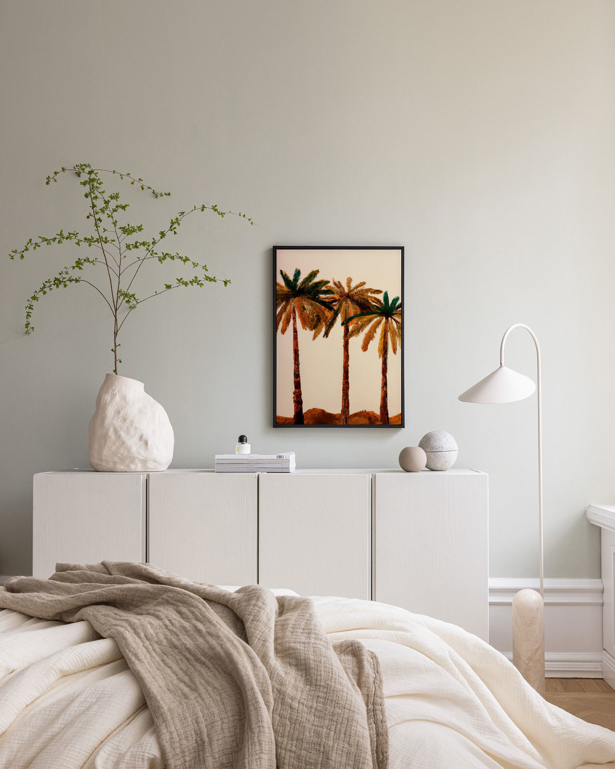 Merel Takken - Palm Trio Canvas print