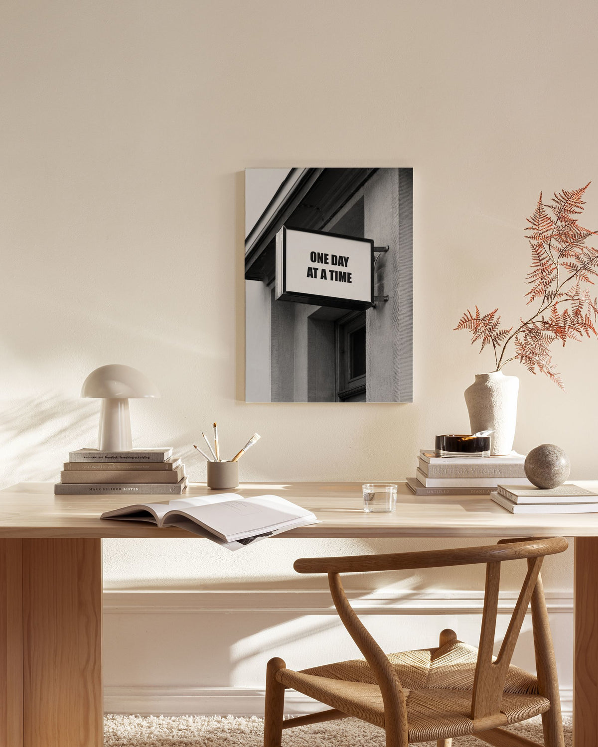 One Day at a Time Canvas print