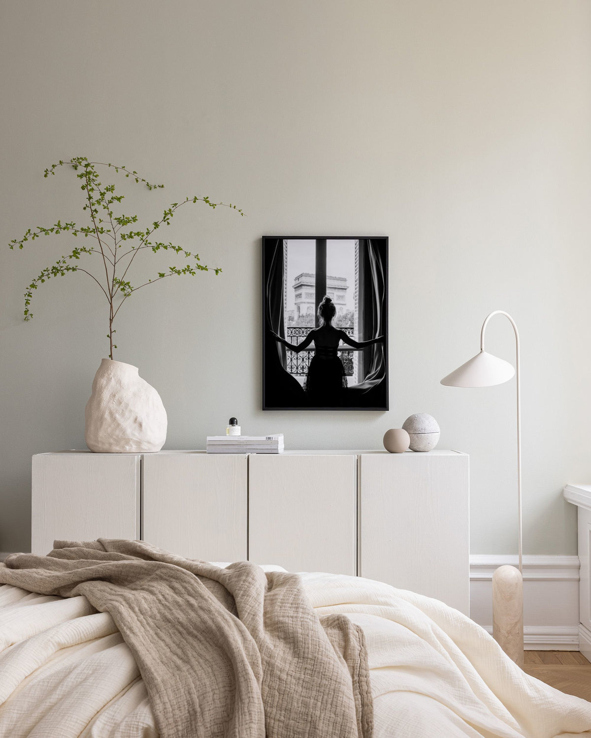 Girl In Window Canvas print