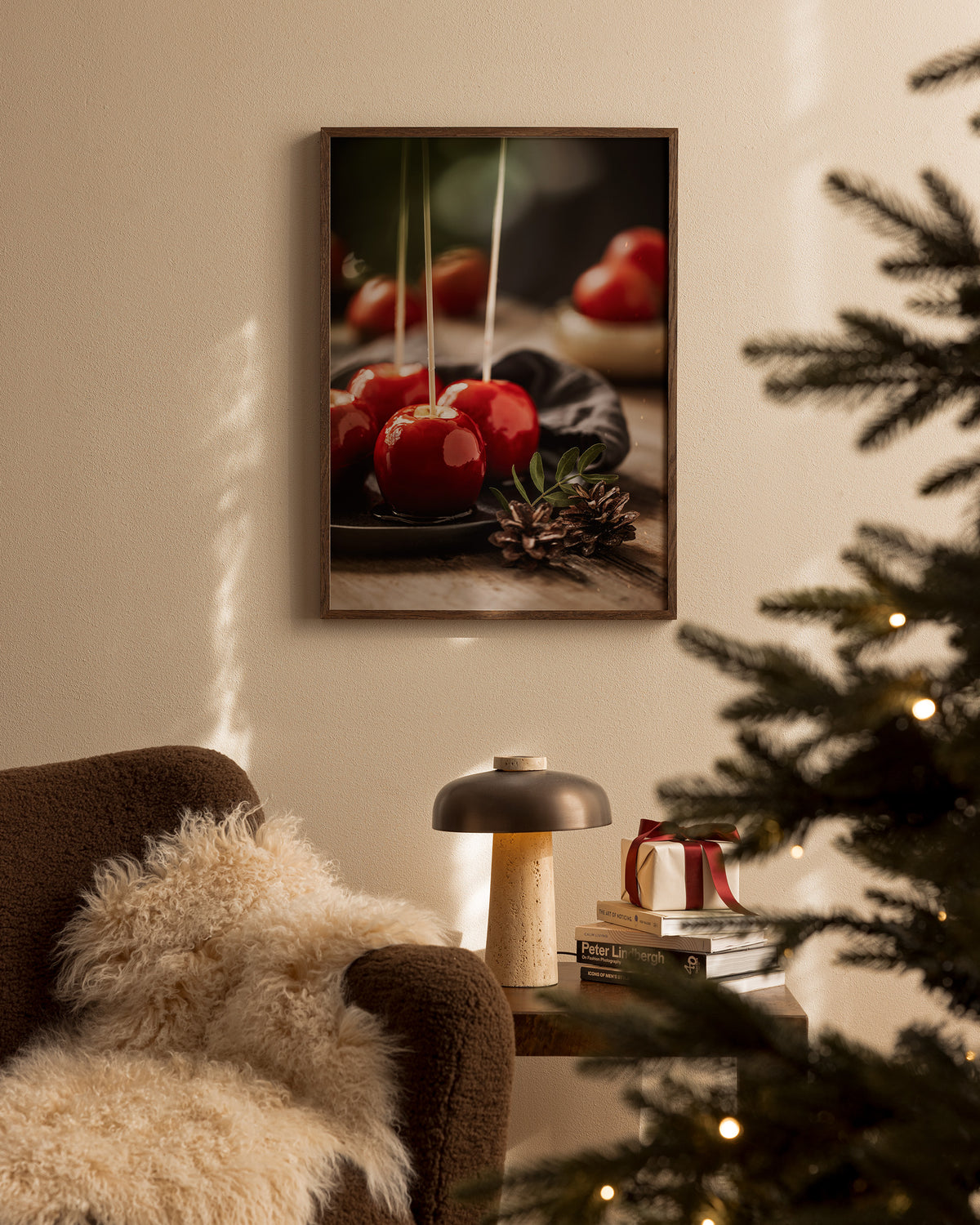 Christmas Candy Apples Print
