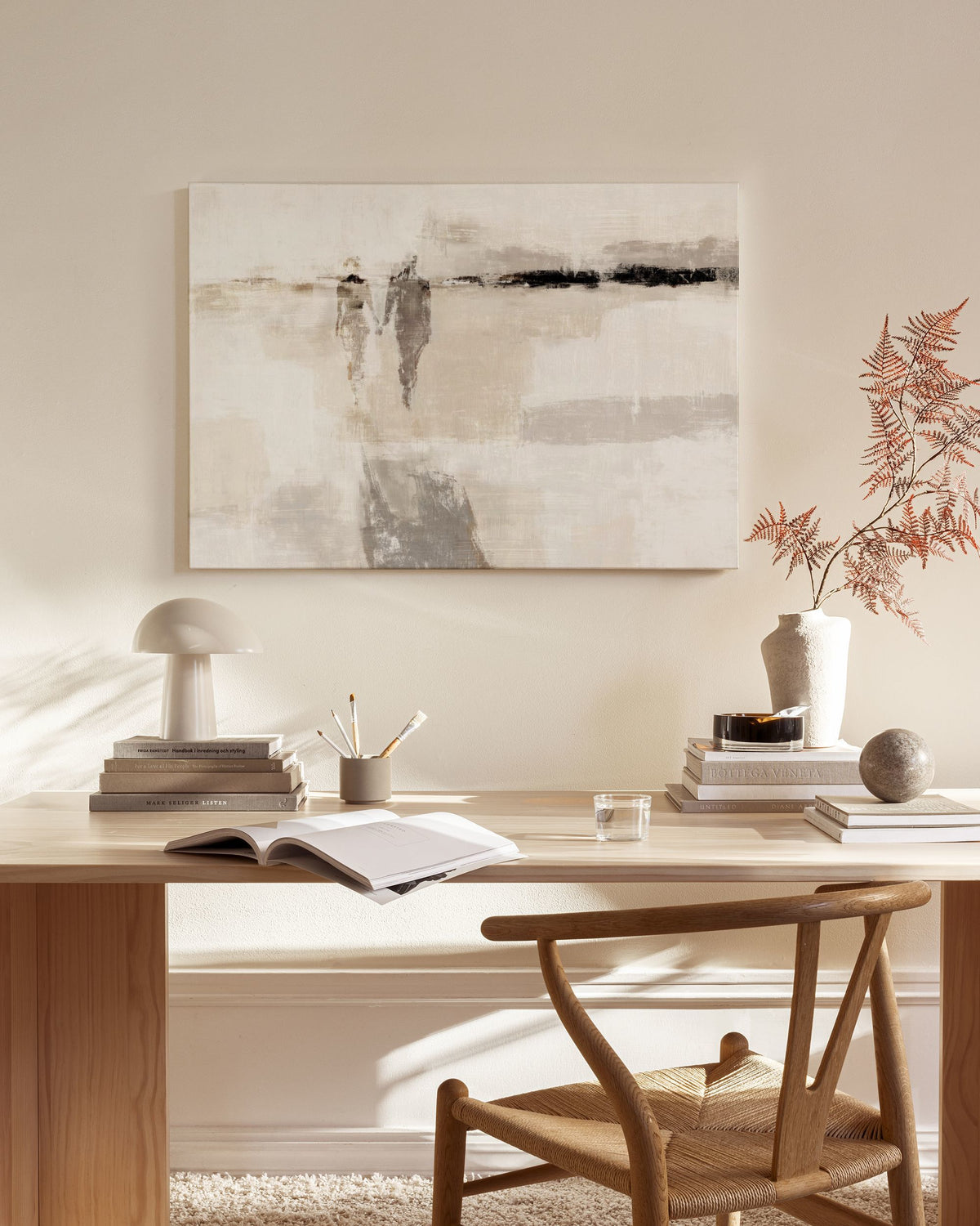 Painted Walk Canvas print