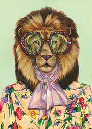 Heather Perry - Artsy Lion Print
